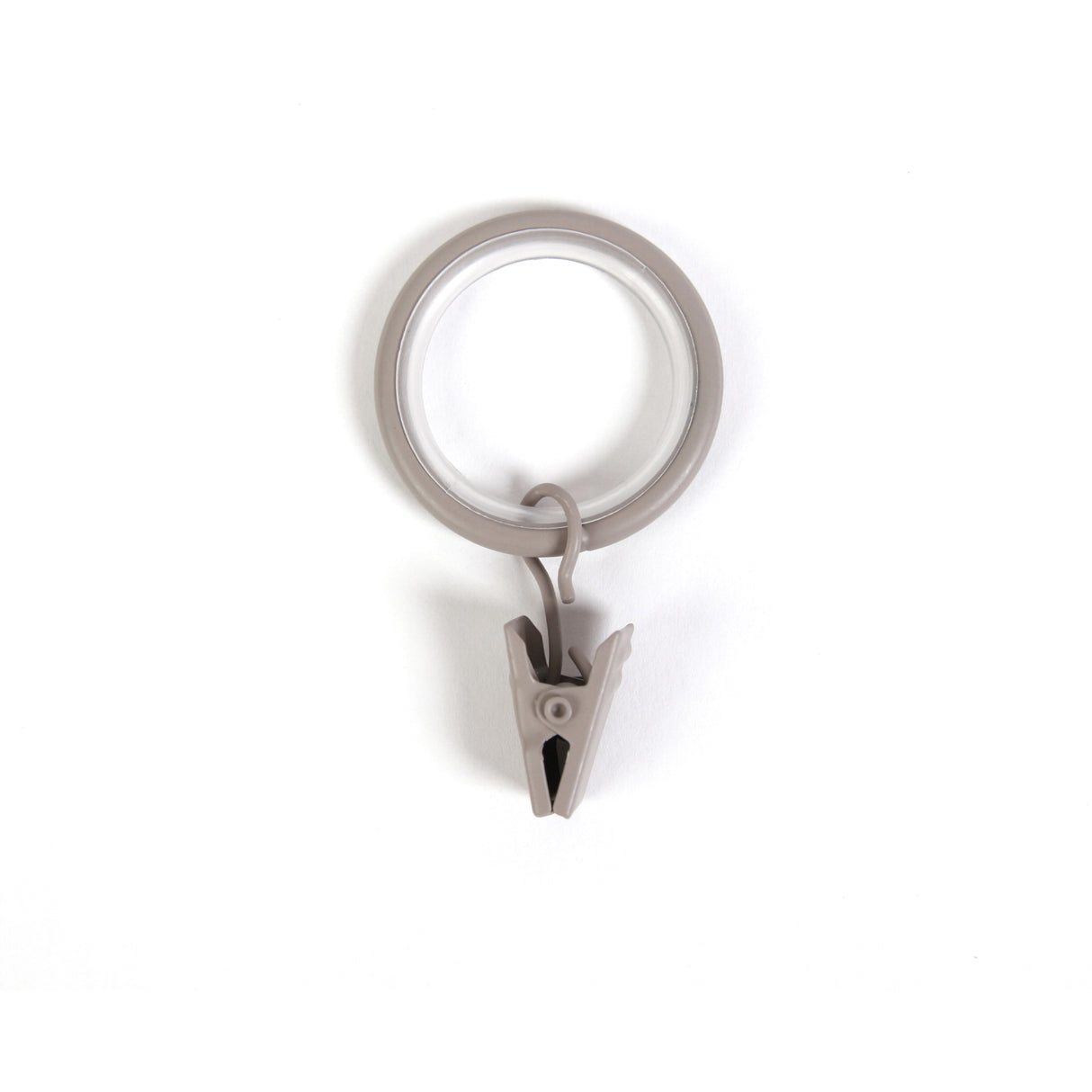 Gardinenstange 19mm 1-läufig Sand mit Kegel Komplett-Set- Serie Liya