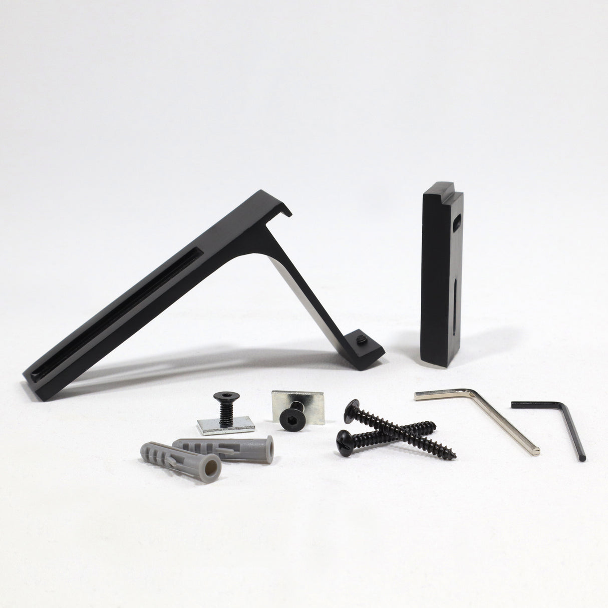 2-lauf Gardinenschiene Innenlauf Schwarz Loft