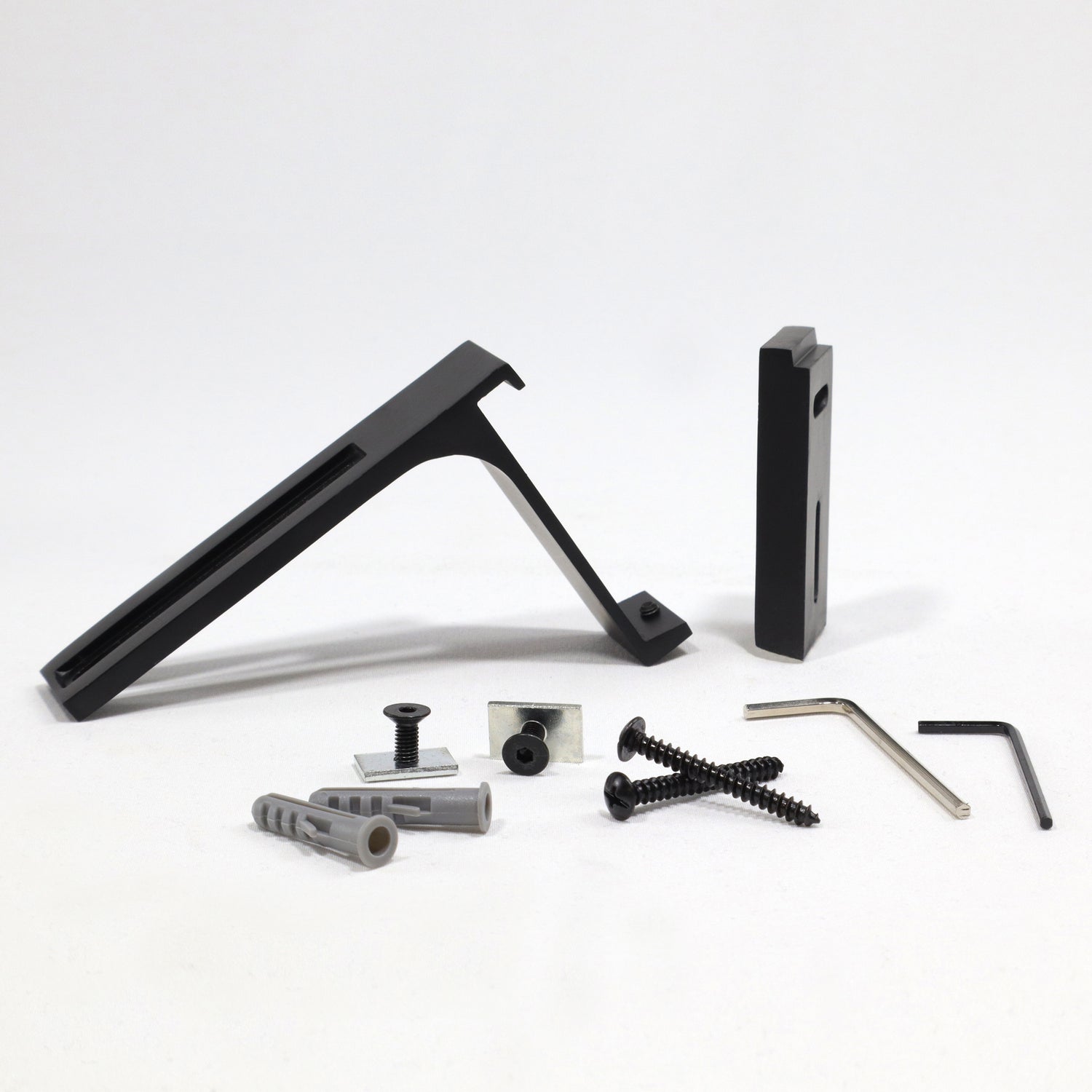 2-lauf Gardinenschiene Innenlauf Schwarz Loft