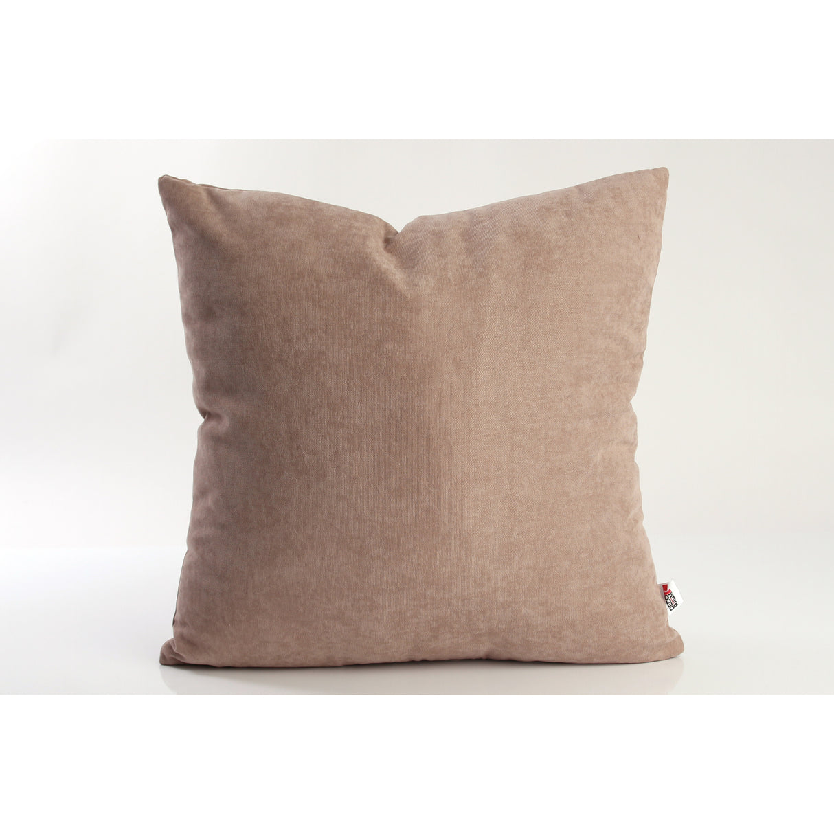 Dekokissen Uni Cappuccino mit Füllung 45x45cm