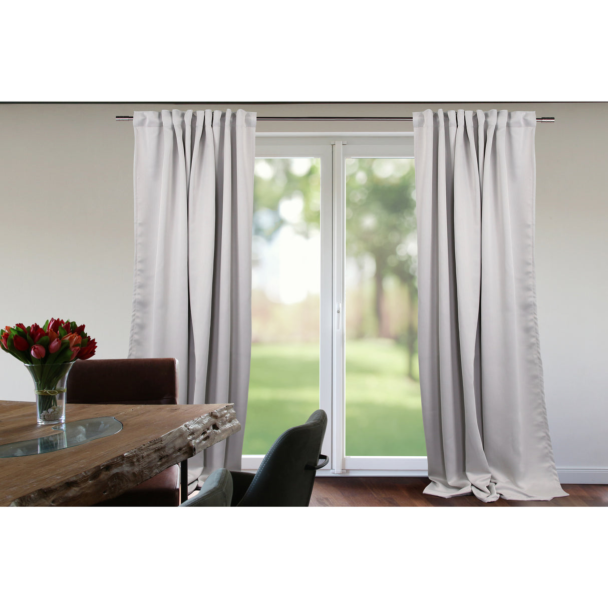 Vorhang Hellgrau Verdunklung