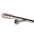 Gardinenstange Style 25mm Edelstahl-optik mit Zylinder