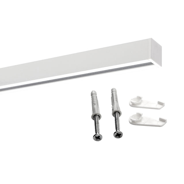 Gardinenschiene Square Weiß 600cm