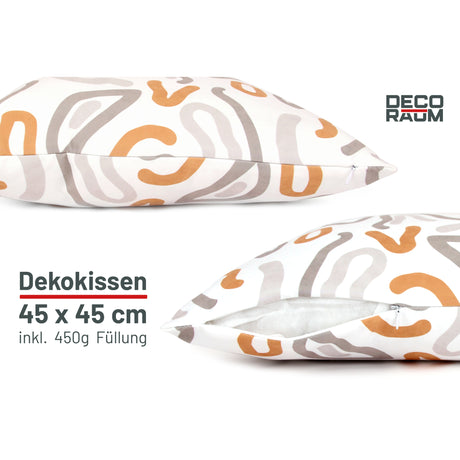 Dekokissen Modern Art mit Füllung