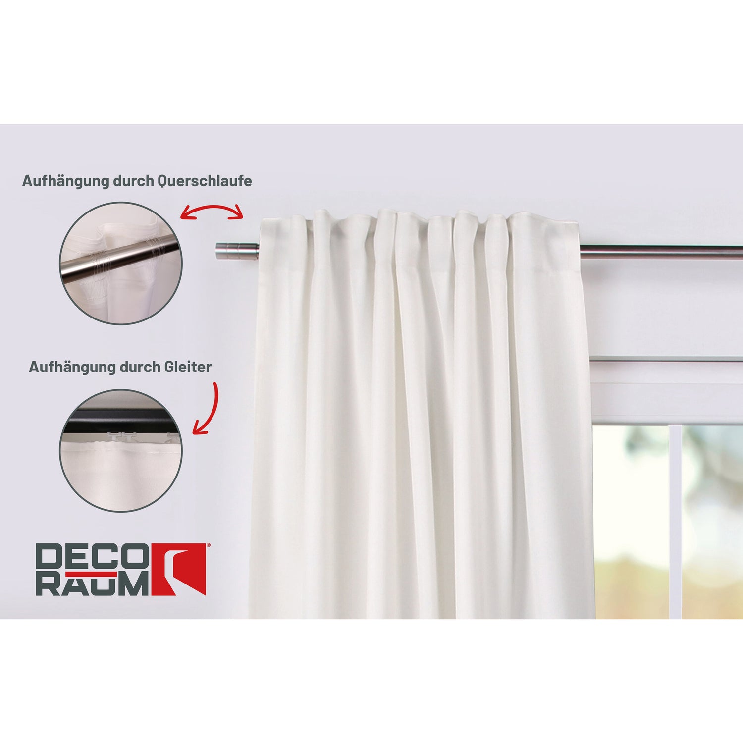 Vorhang Creme Verdunklung