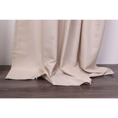 Vorhang Creme mit Struktur