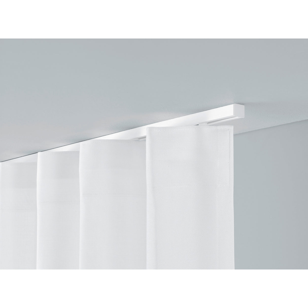 Gardinenschiene Square Weiß