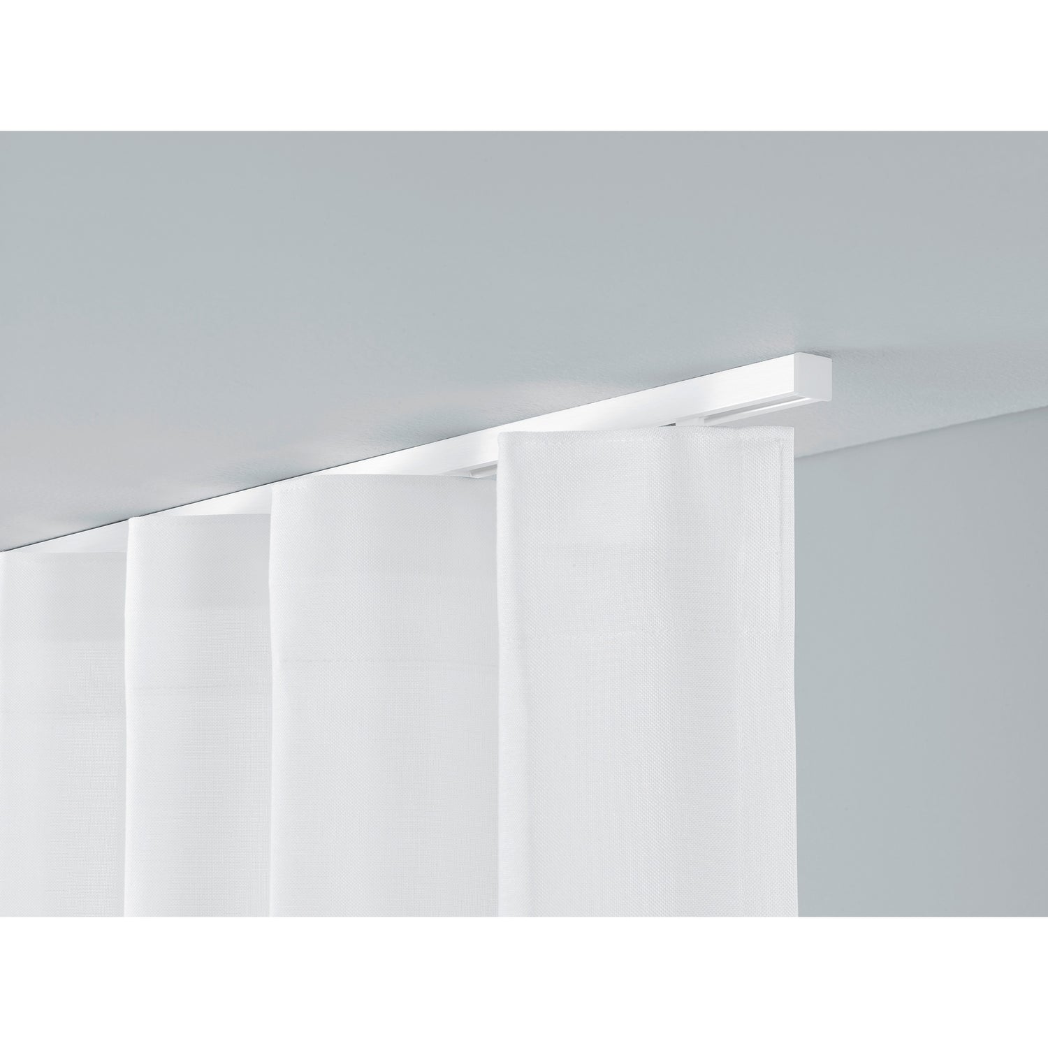 Gardinenschiene Square Weiß