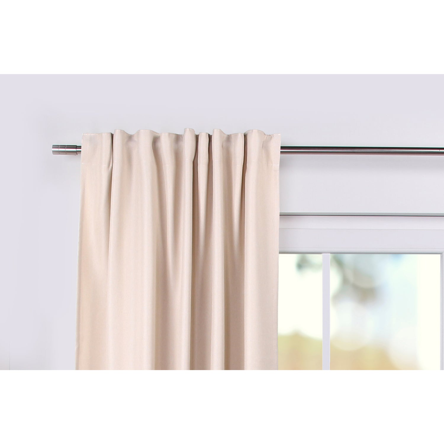 Vorhang Creme mit Struktur