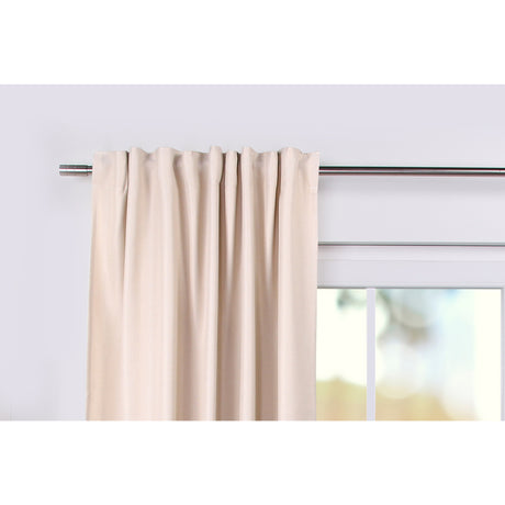 Vorhang Creme mit Struktur
