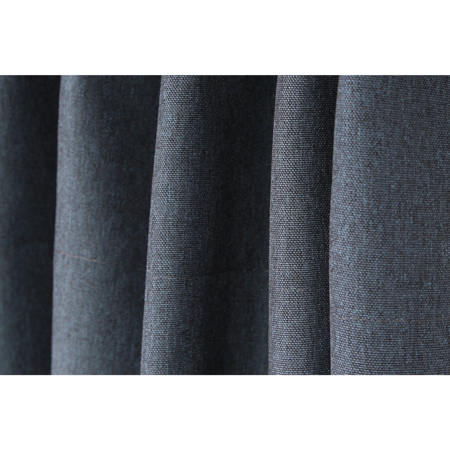 Vorhang Petrol mit Struktur