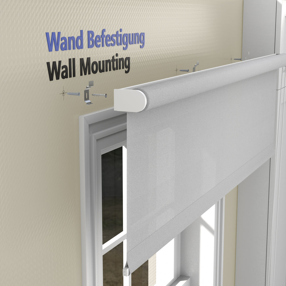 Rollo Tageslicht - Standardgrößen mit Bohren