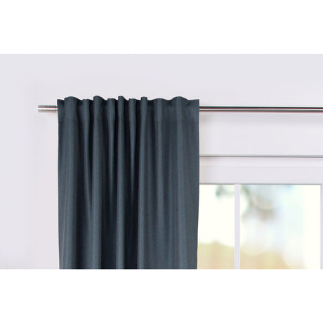 Vorhang Petrol mit Struktur