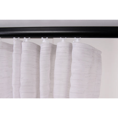 Vorhang Hellgrau Transparent