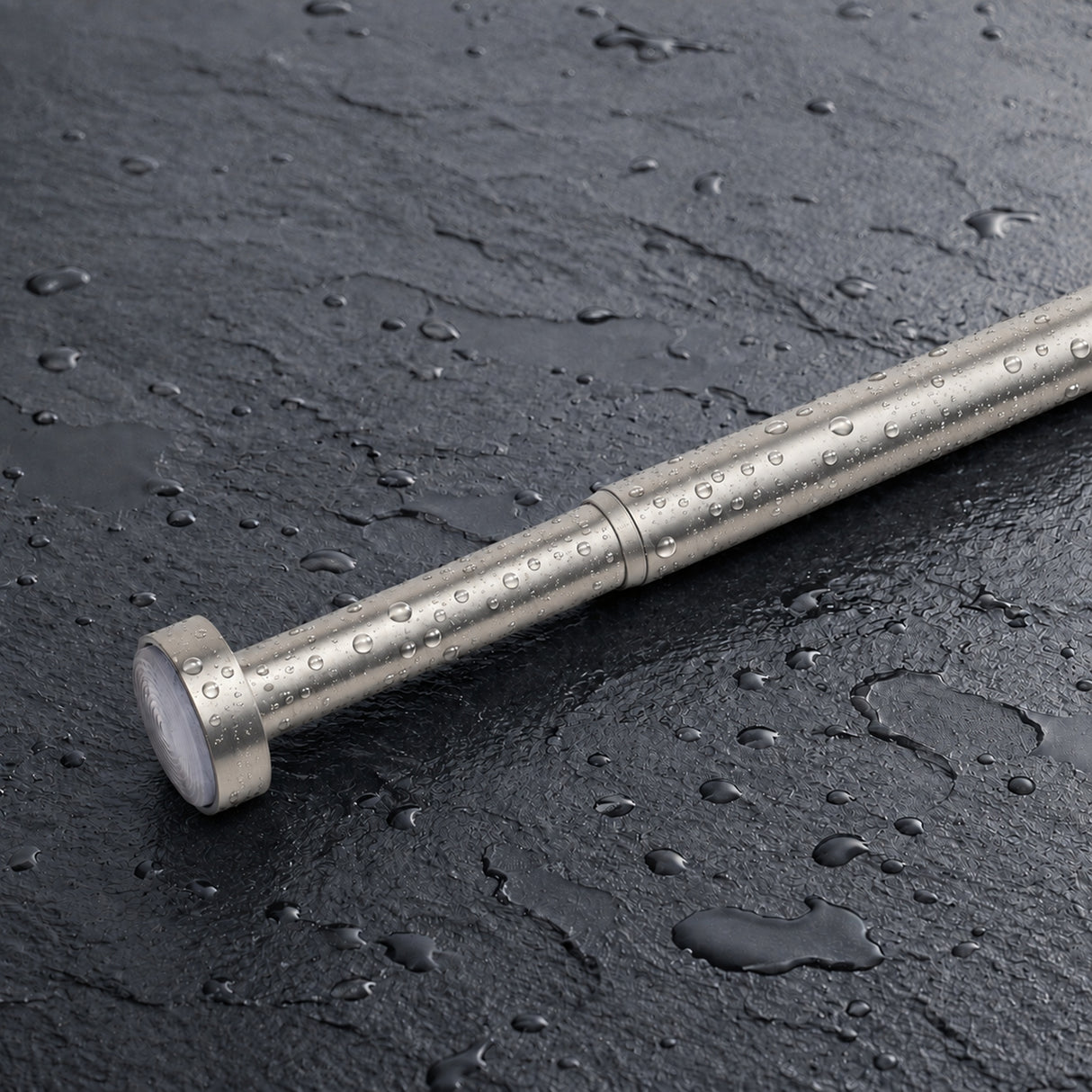 X-press Spannstange ausdrehbar Edelstahl-optik