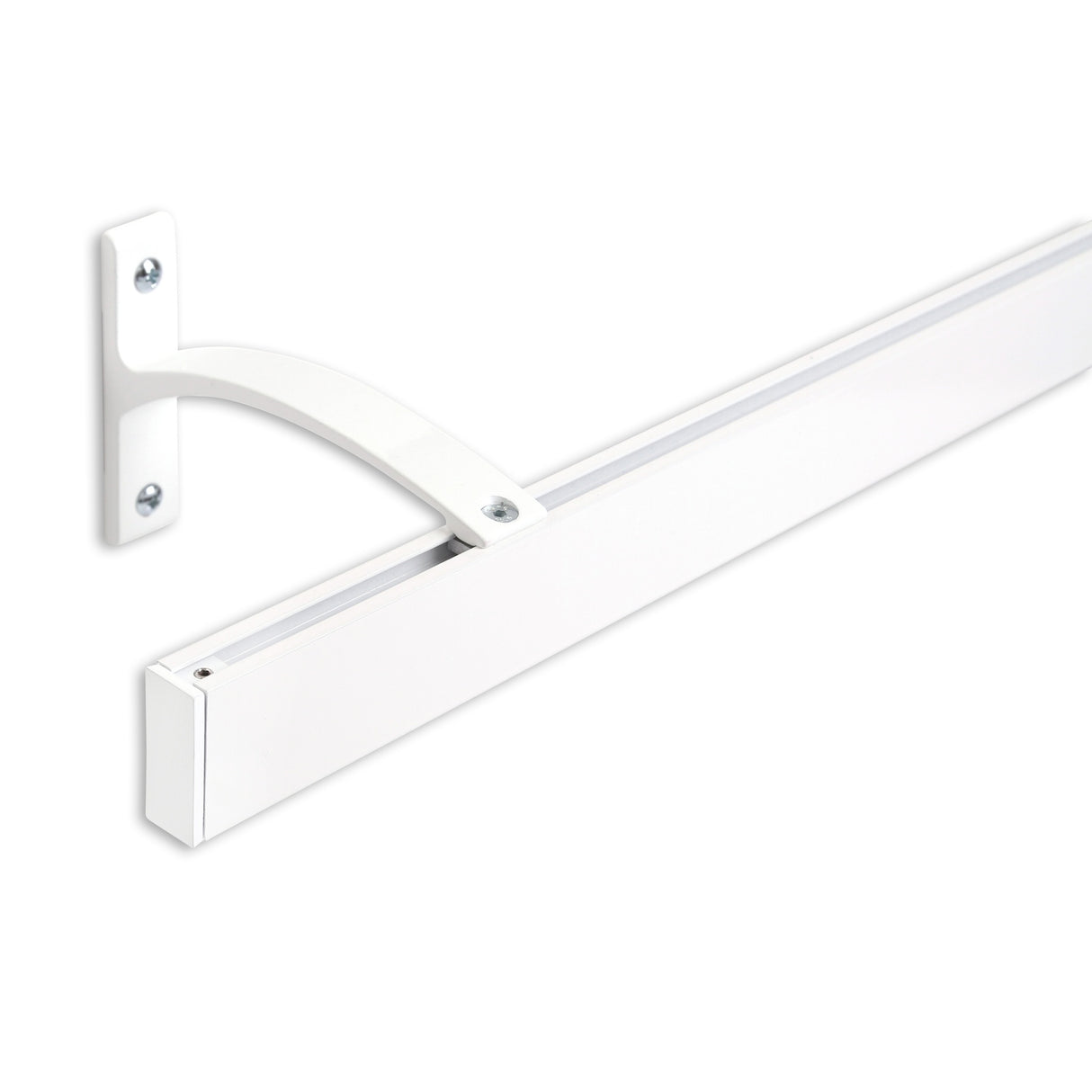 Gardinenschiene Innenlauf Weiß Curve