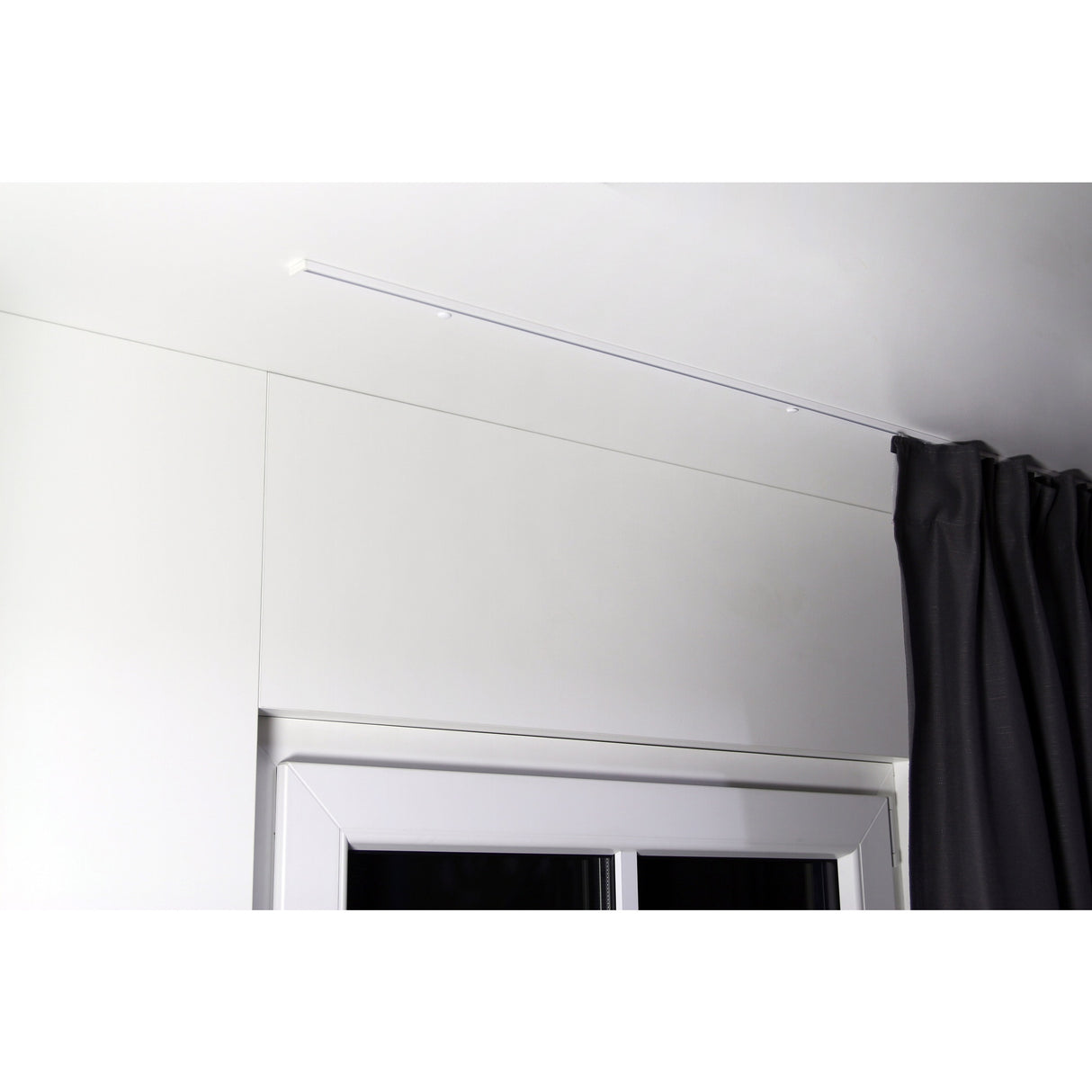 Gardinenschiene Minimal Weiß