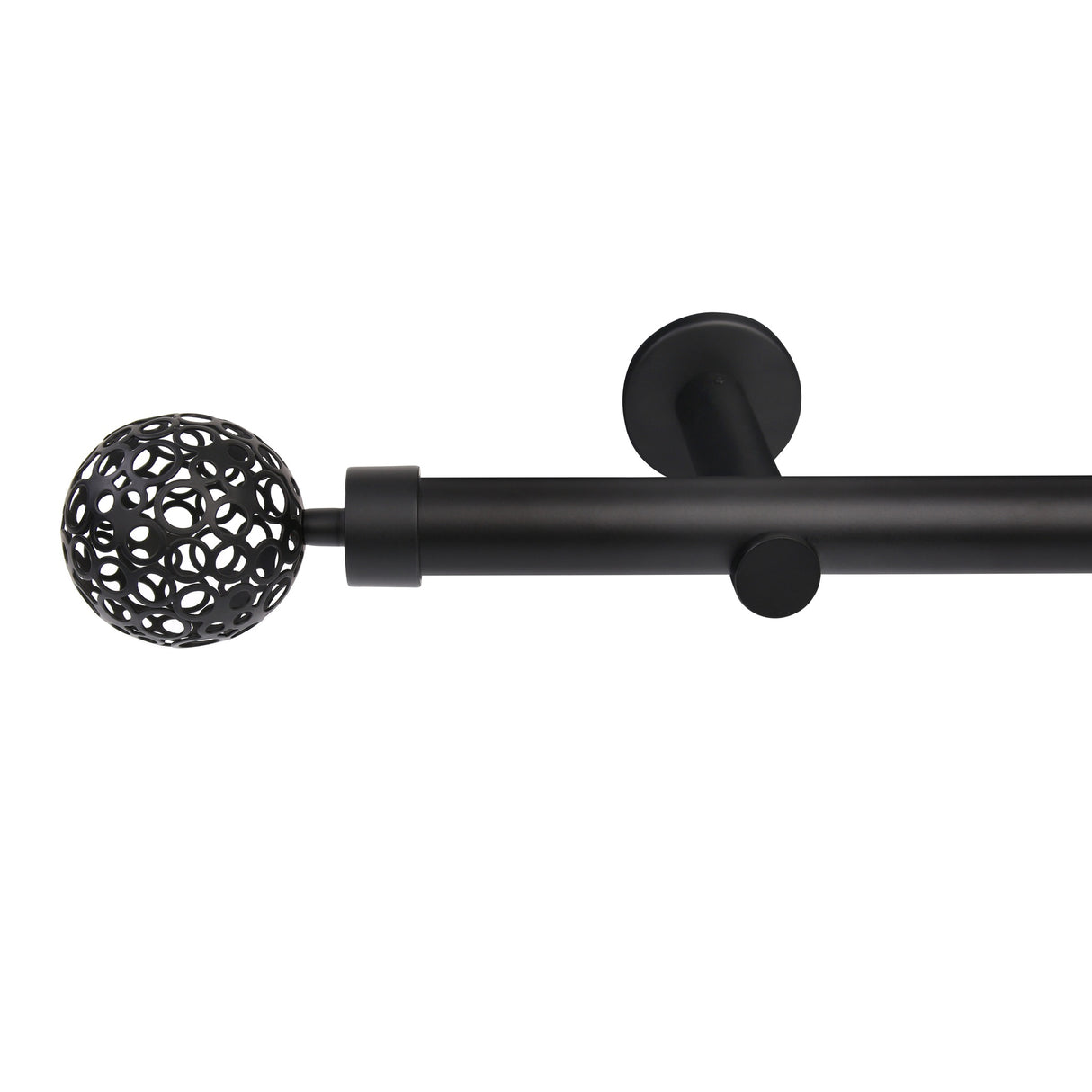 Embout style tringle à rideau boule 25mm