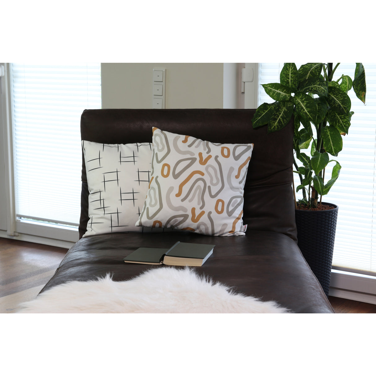 Dekokissen Stripe mit Füllung