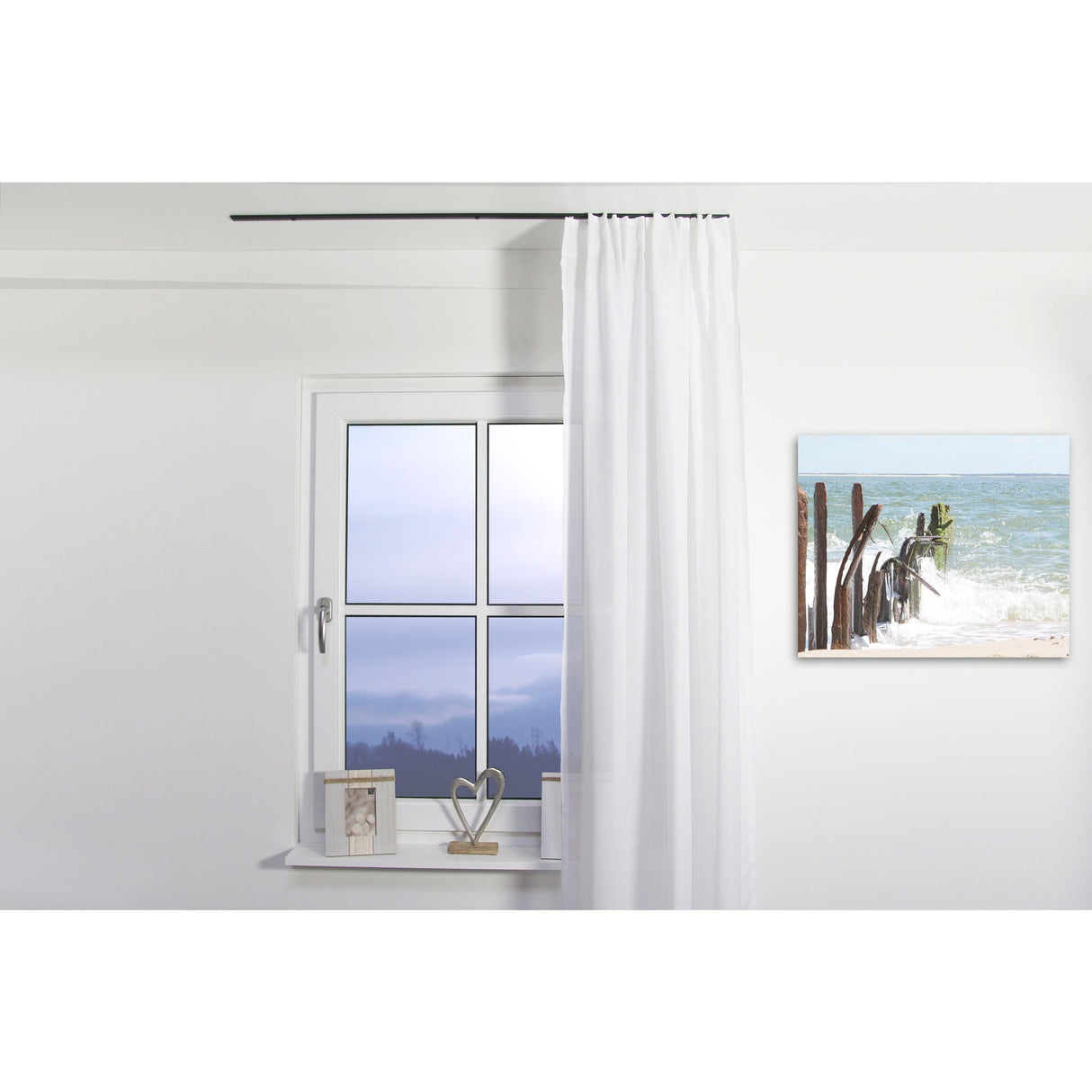 Gardinenschiene Minimal Schwarz