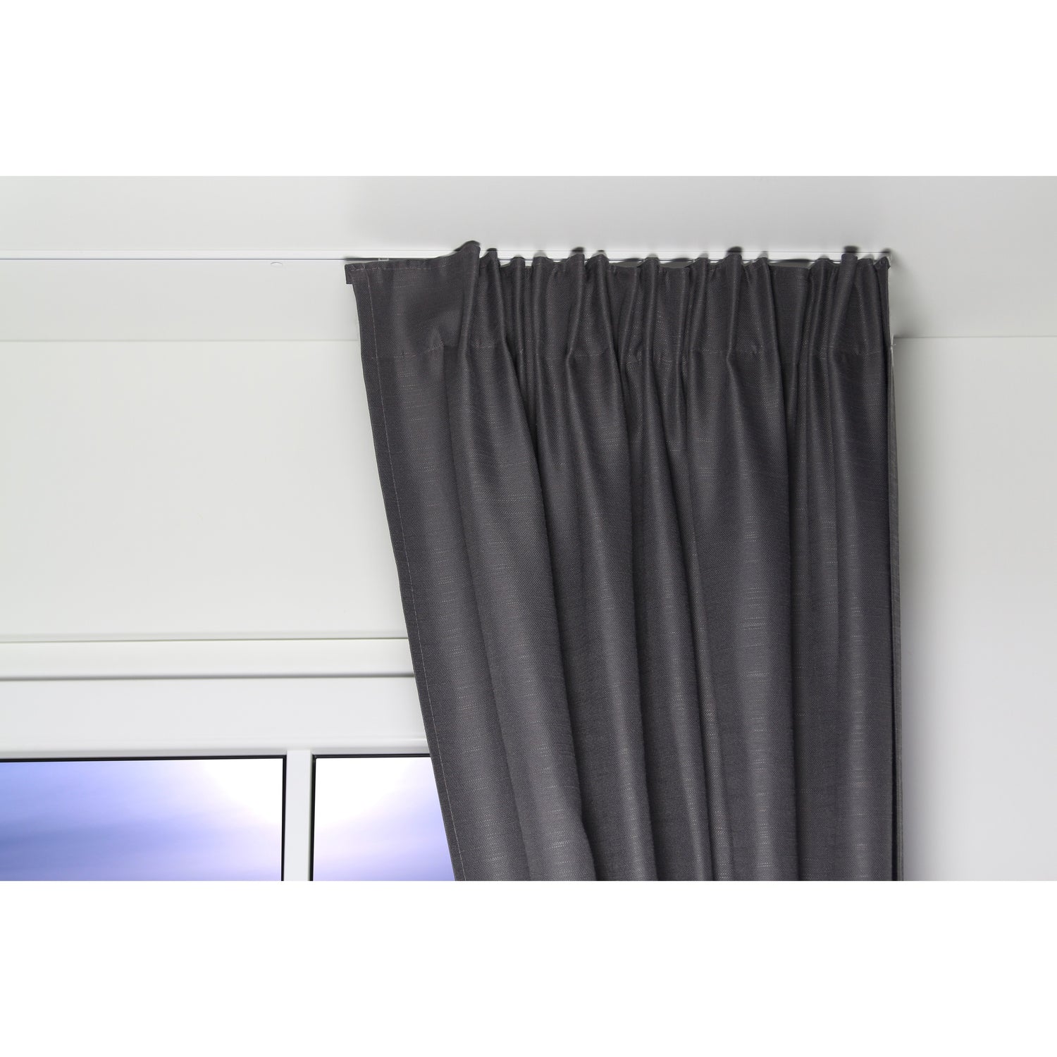 Gardinenschiene Minimal Weiß