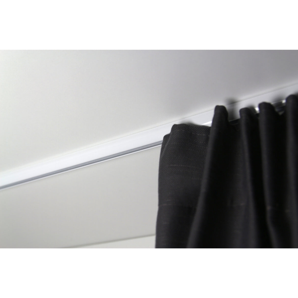 Gardinenschiene Innenlauf Round Weiß