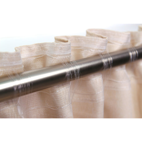 Vorhang Creme mit Struktur