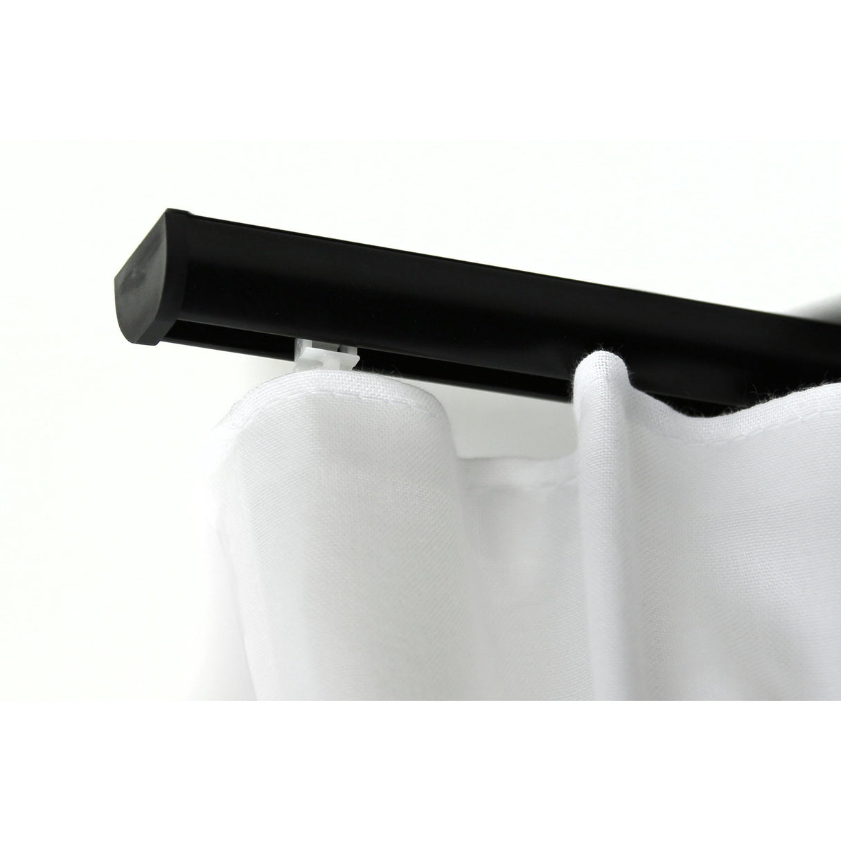 Gardinenschiene Innenlauf Round Schwarz