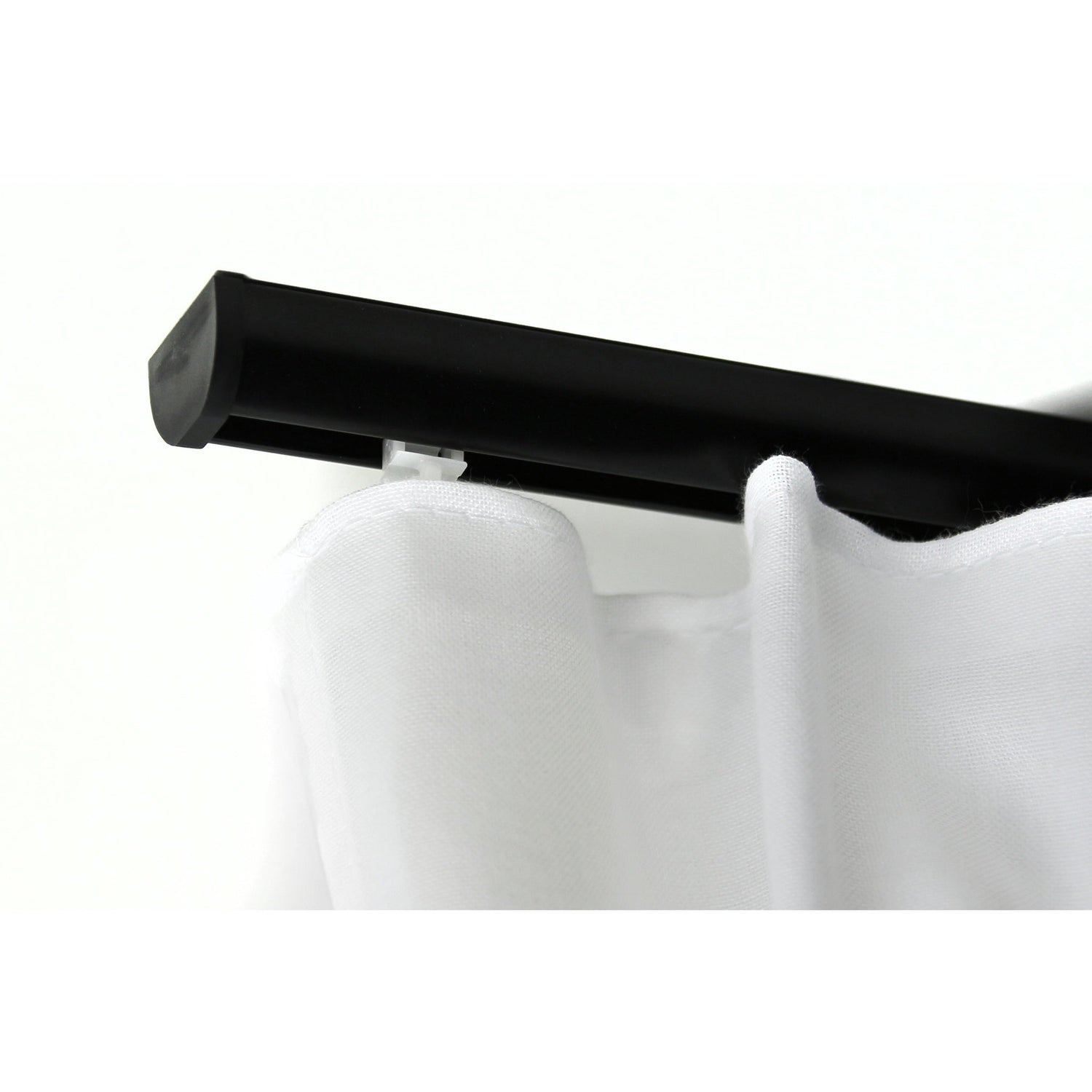 Gardinenschiene Innenlauf Round Schwarz