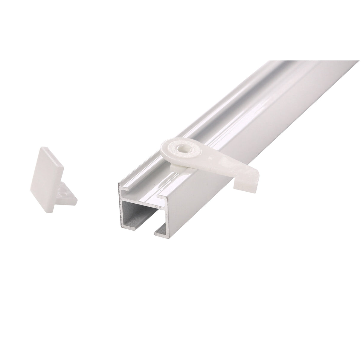 Gardinenschiene Square Weiß