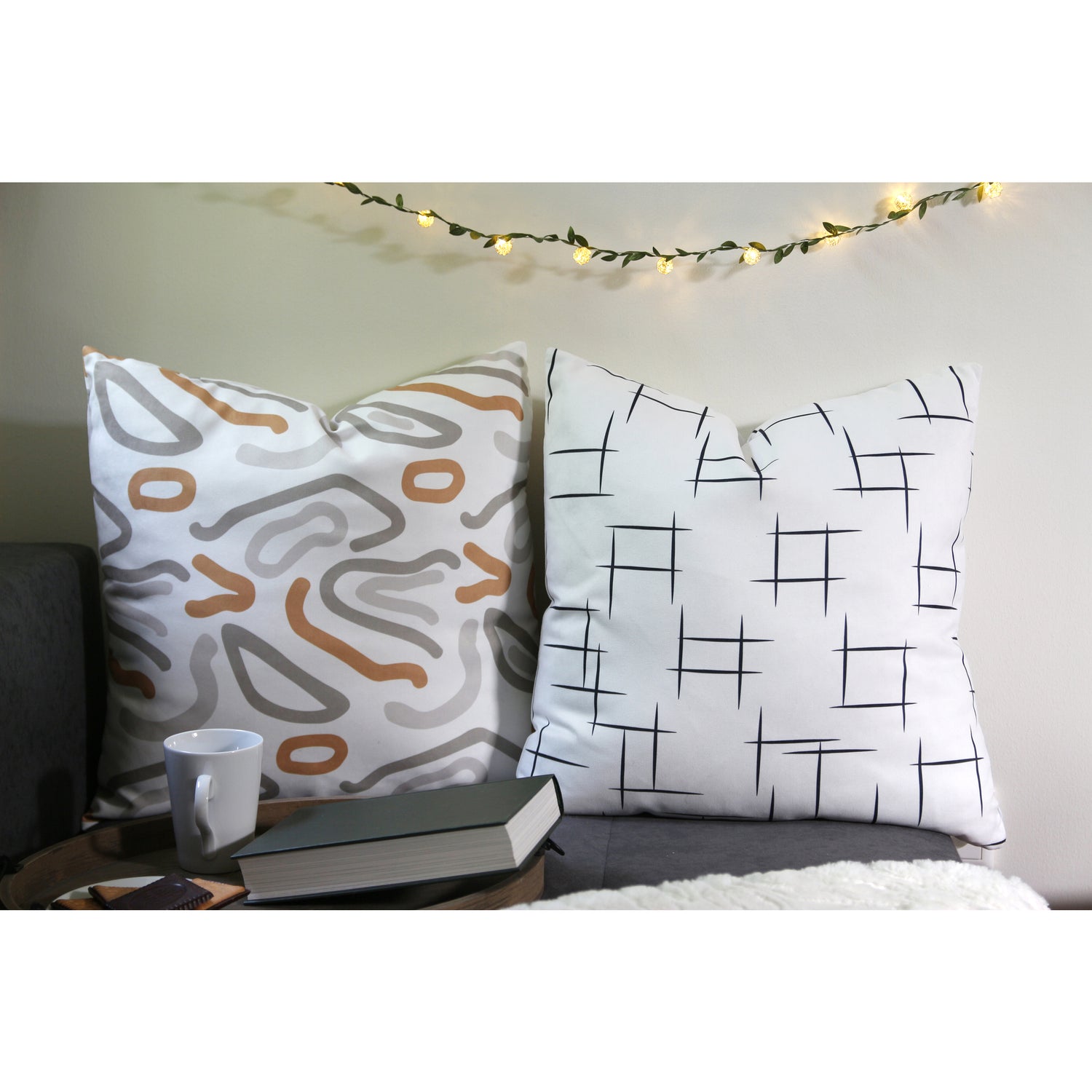 Dekokissen Stripe mit Füllung