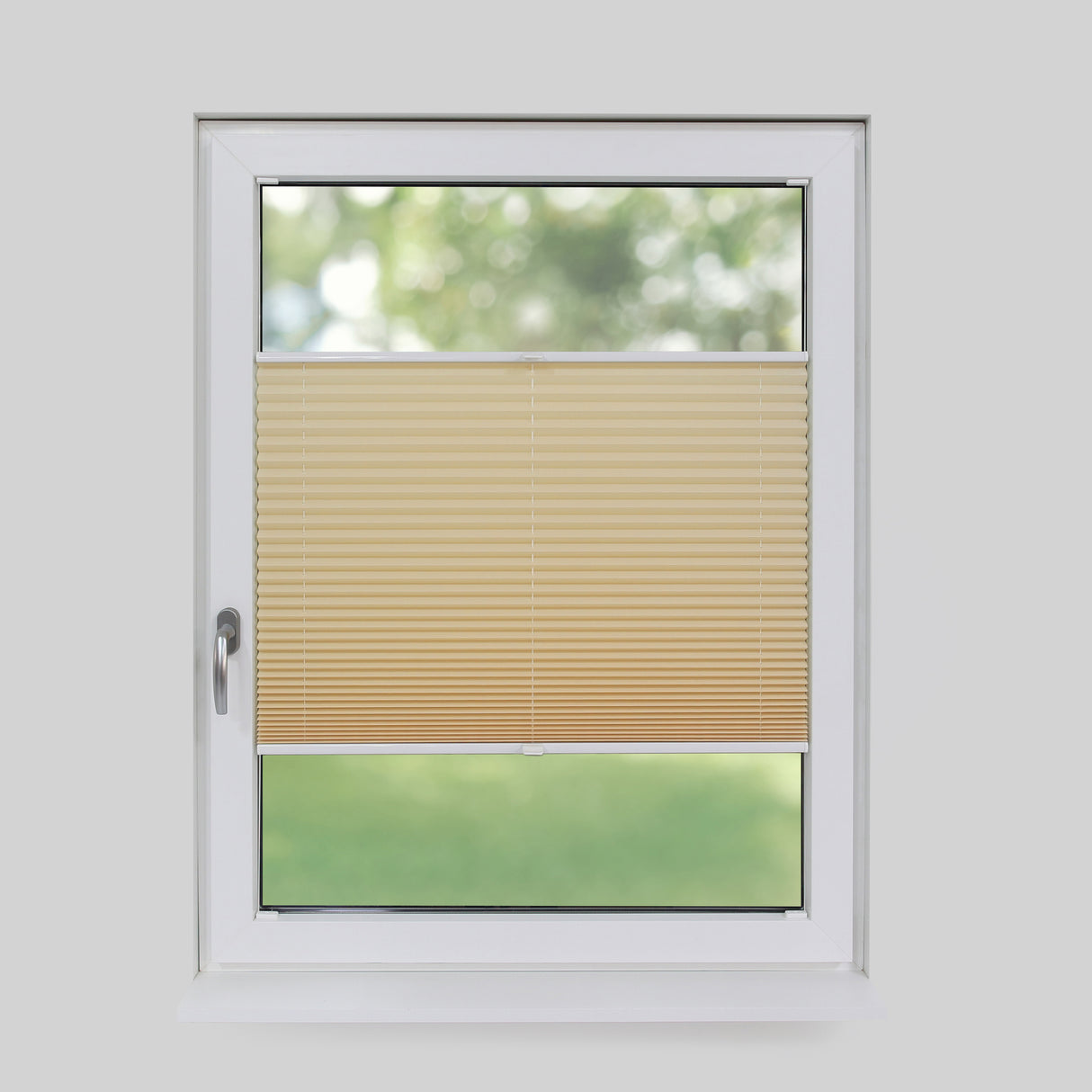 Plissee Blickdicht nach Maß – Basic Sichtschutz für Fenster & Türen