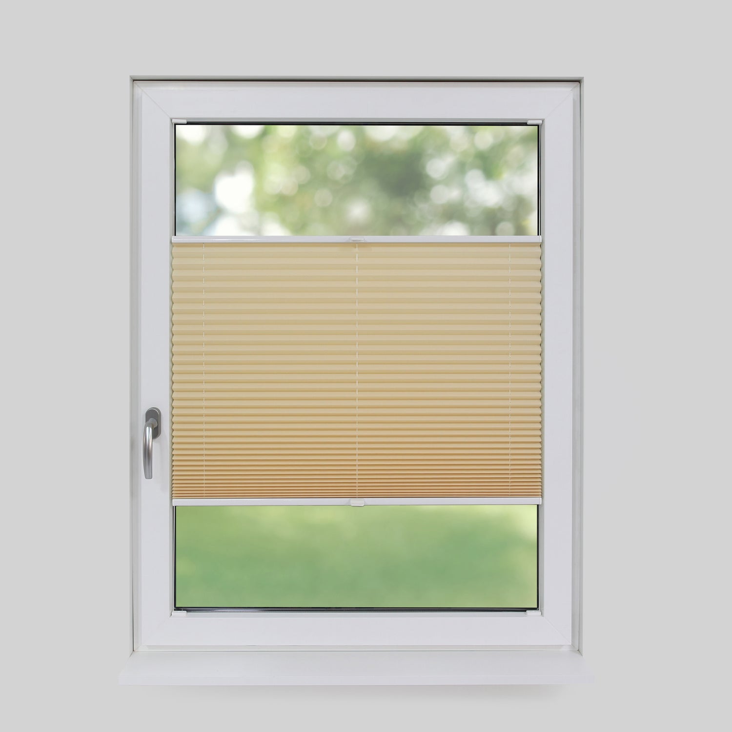 Plissee Blickdicht nach Maß – Basic Sichtschutz für Fenster & Türen