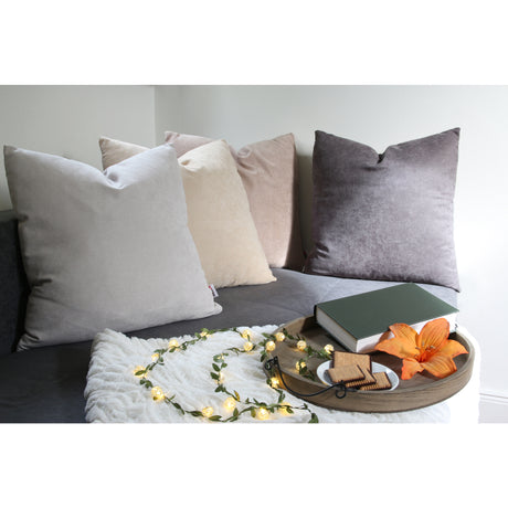 Dekokissen Uni Sand mit Füllung
