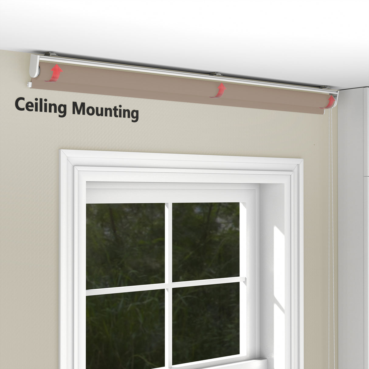 Rollo Tageslicht - Standardgrößen mit Bohren