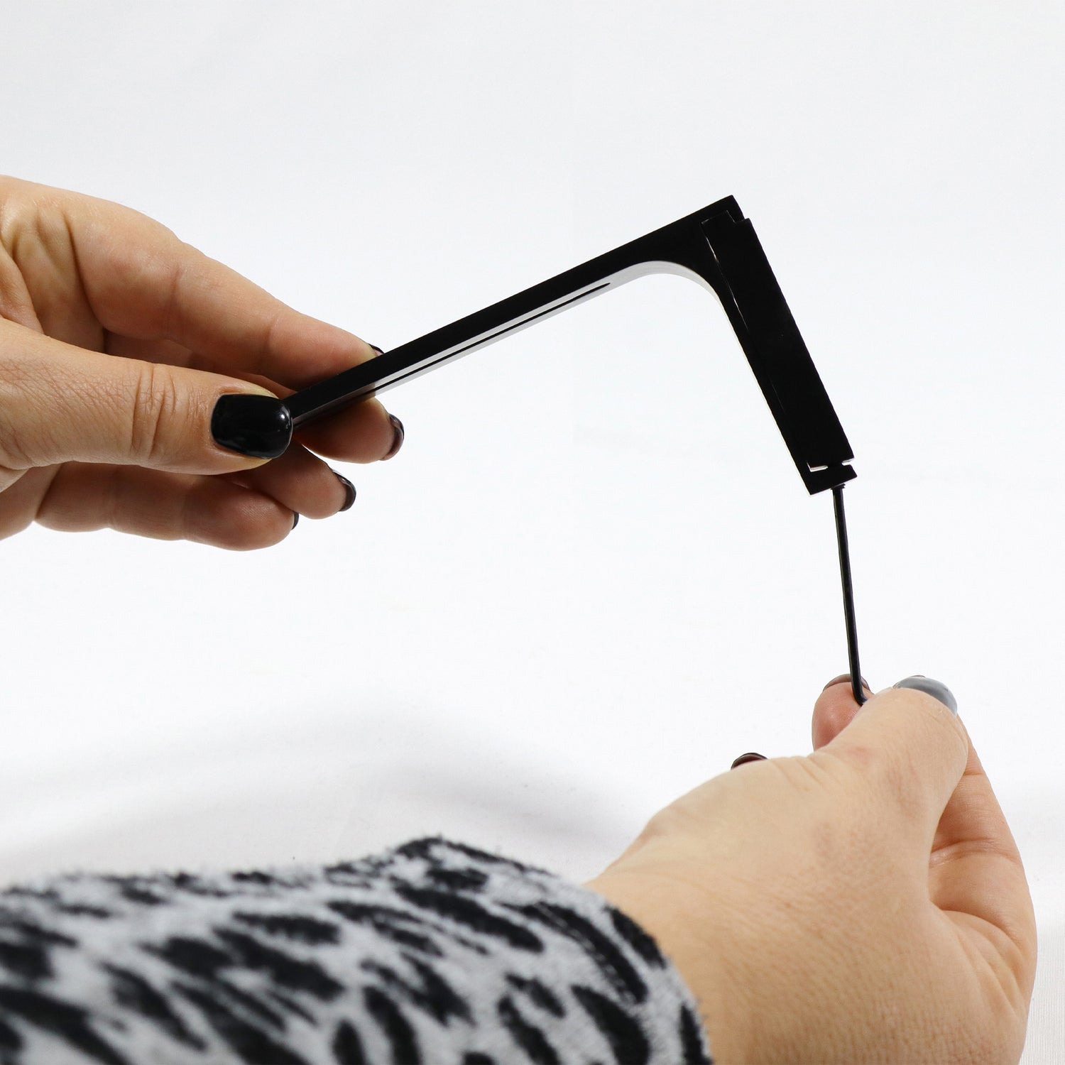 2-lauf Gardinenschiene Innenlauf Schwarz Loft