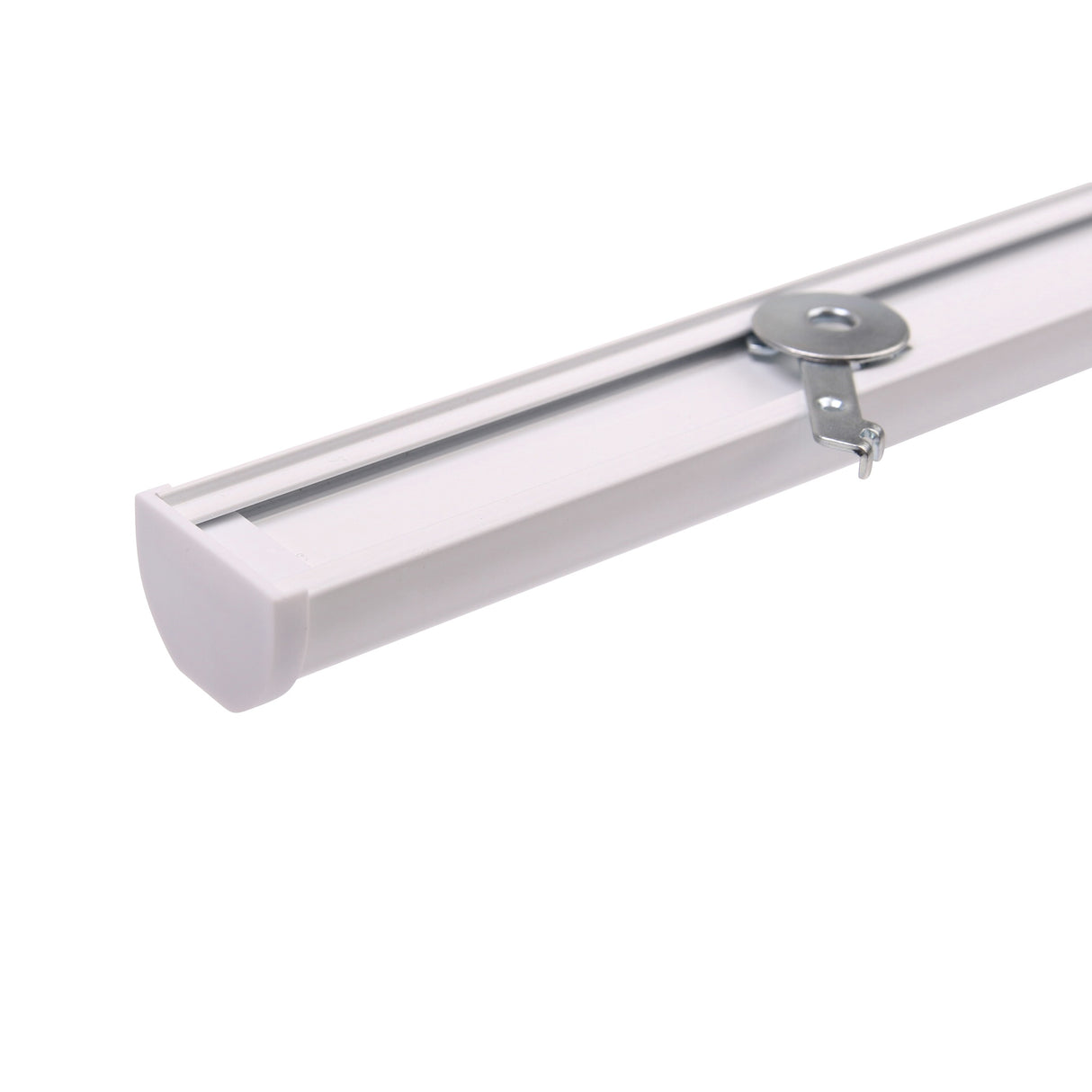Gardinenschiene Innenlauf Round Weiß