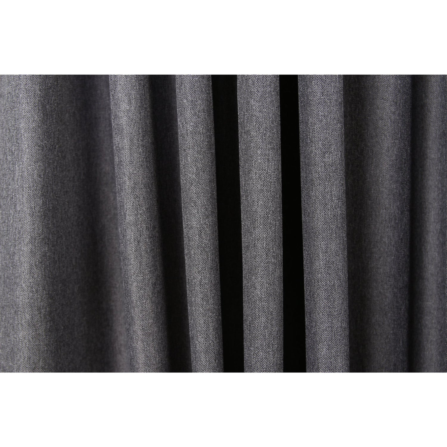 Vorhang Dunkelgrau mit Struktur