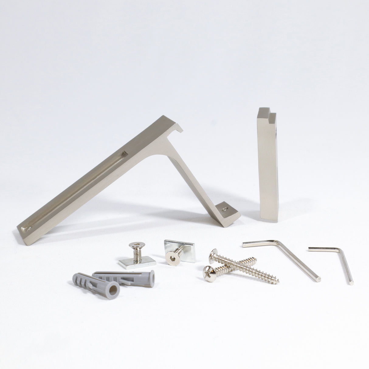 2-lauf Gardinenschiene Innenlauf Loft Edelstahl-optik