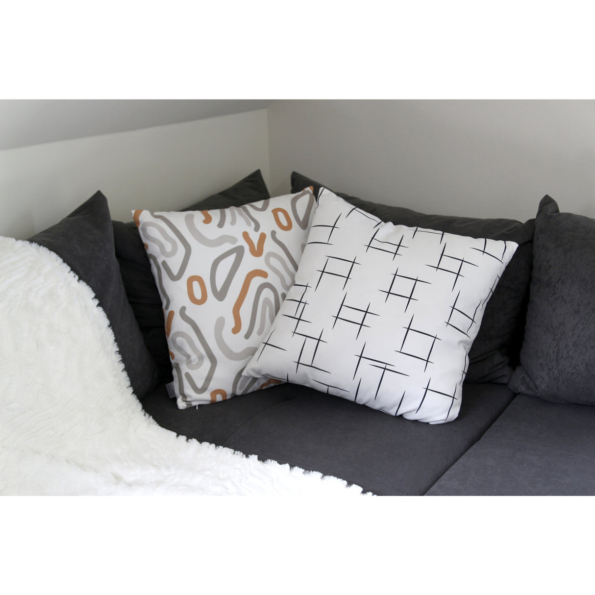 Dekokissen Stripe mit Füllung