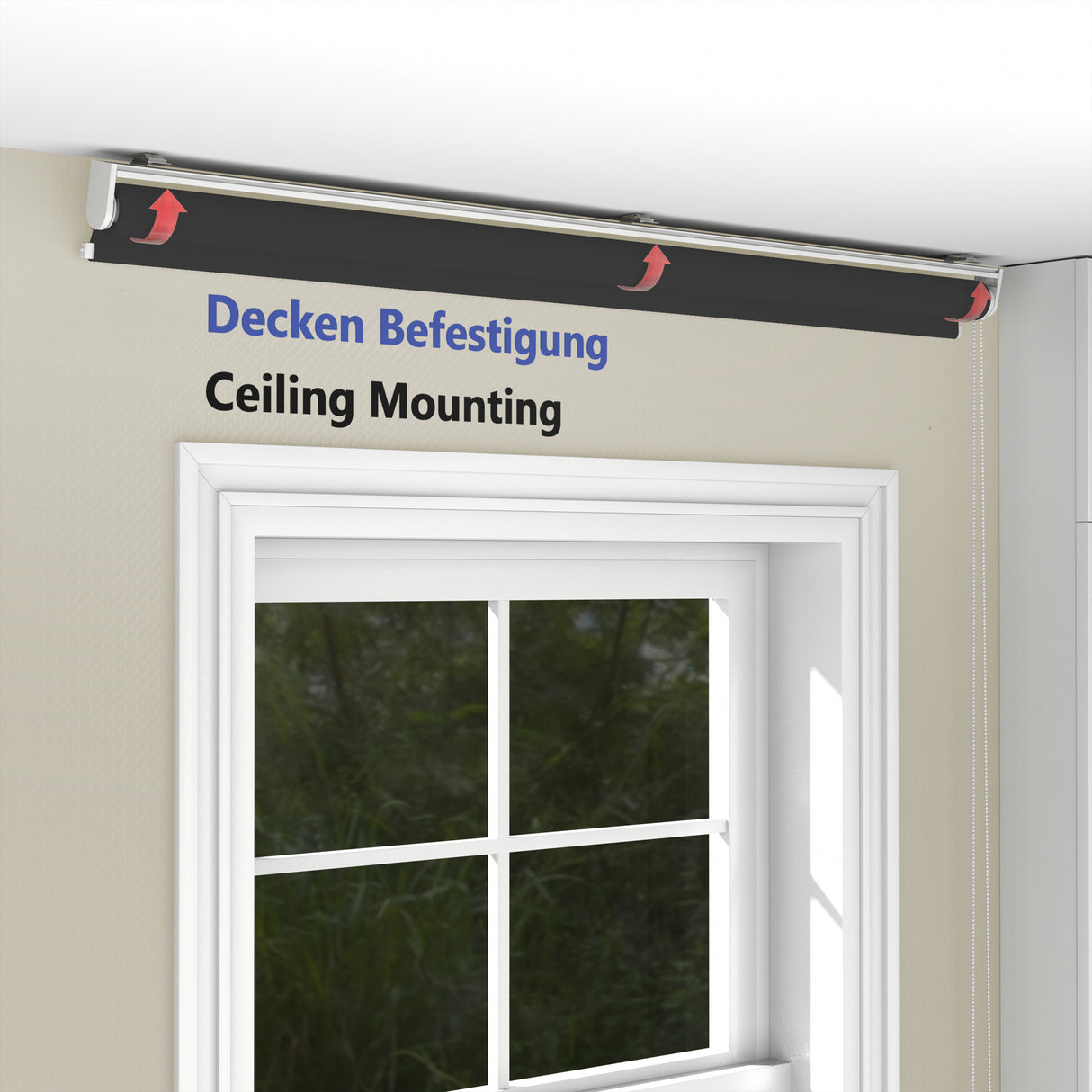 Rollo Tageslicht - Standardgrößen mit Bohren