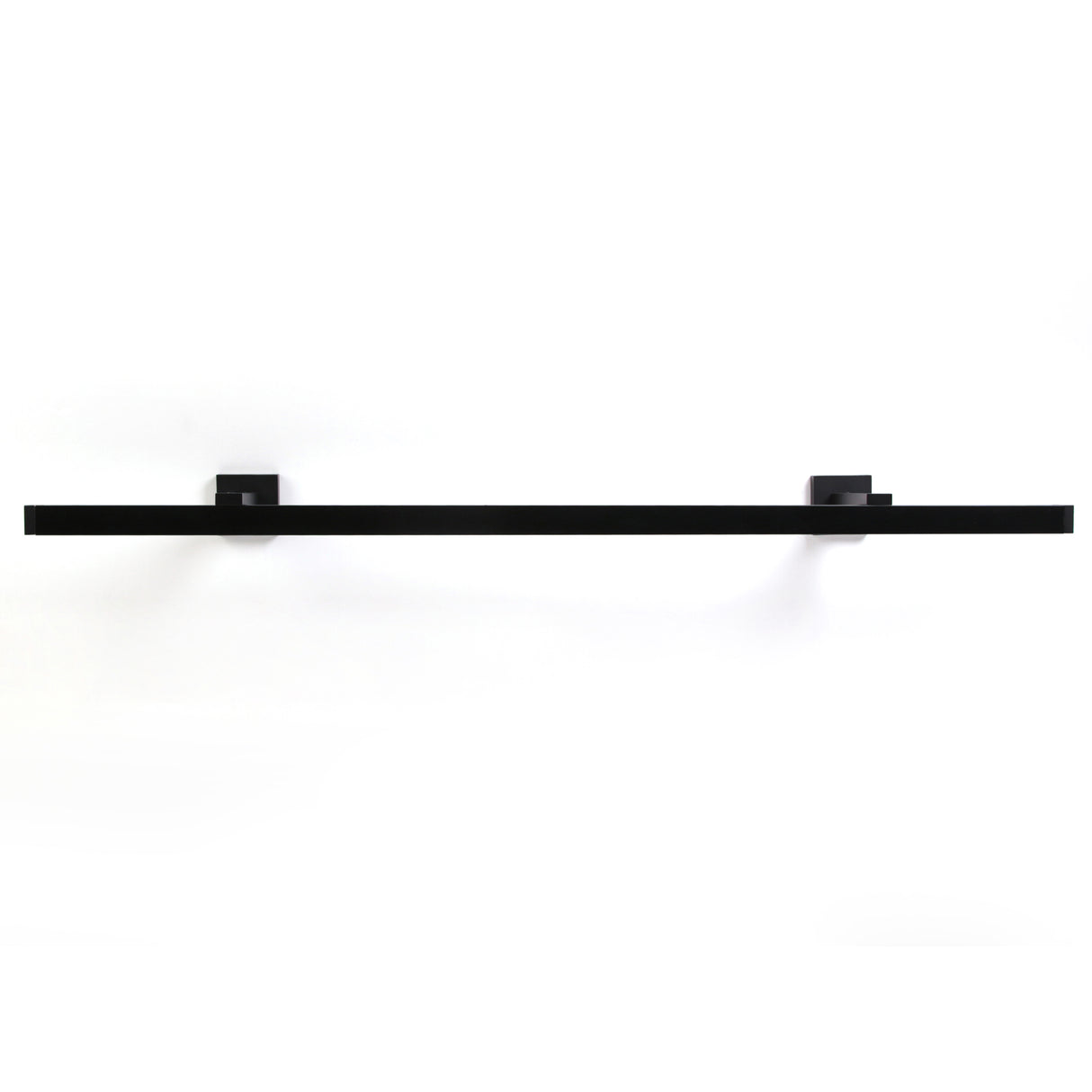 Gardinenschiene Innenlauf auf Maß 1-läufig Schwarz - Serie Cube