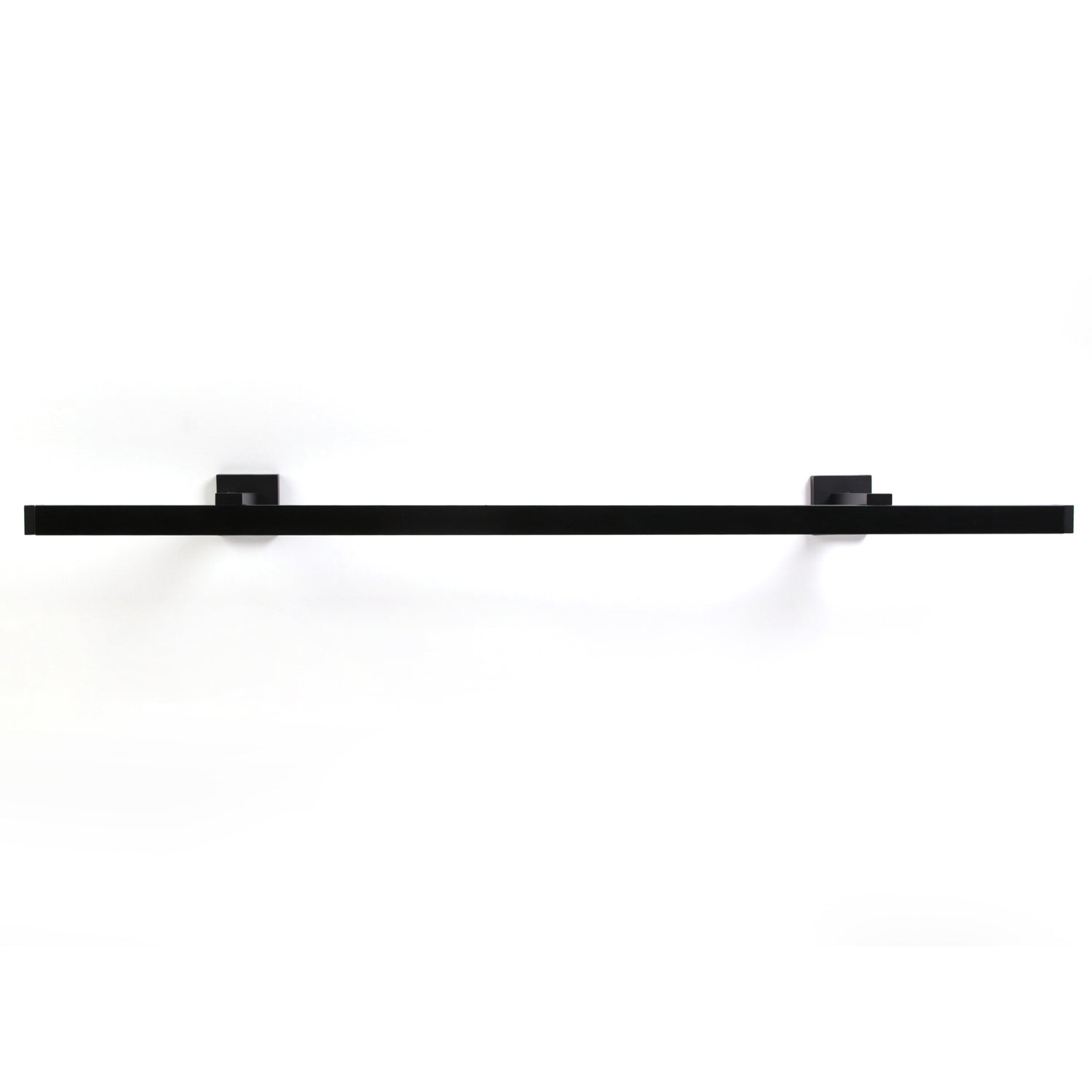 Gardinenschiene Innenlauf auf Maß 1-läufig Schwarz - Serie Cube