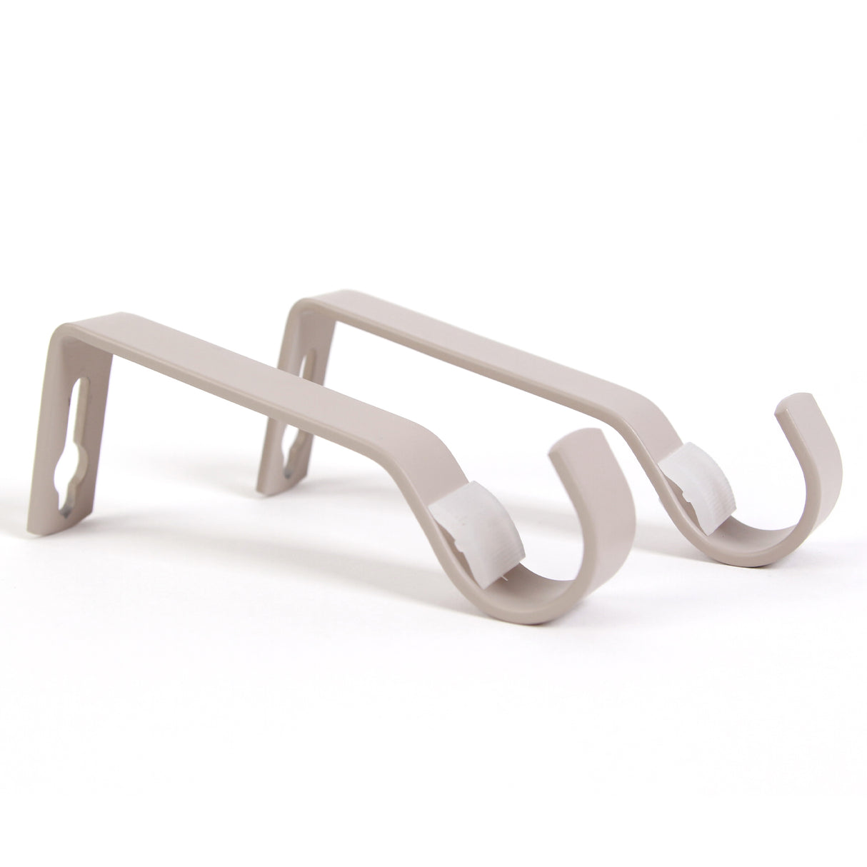 Gardinenstange 19mm 1-läufig Sand mit Kegel Komplett-Set- Serie Liya