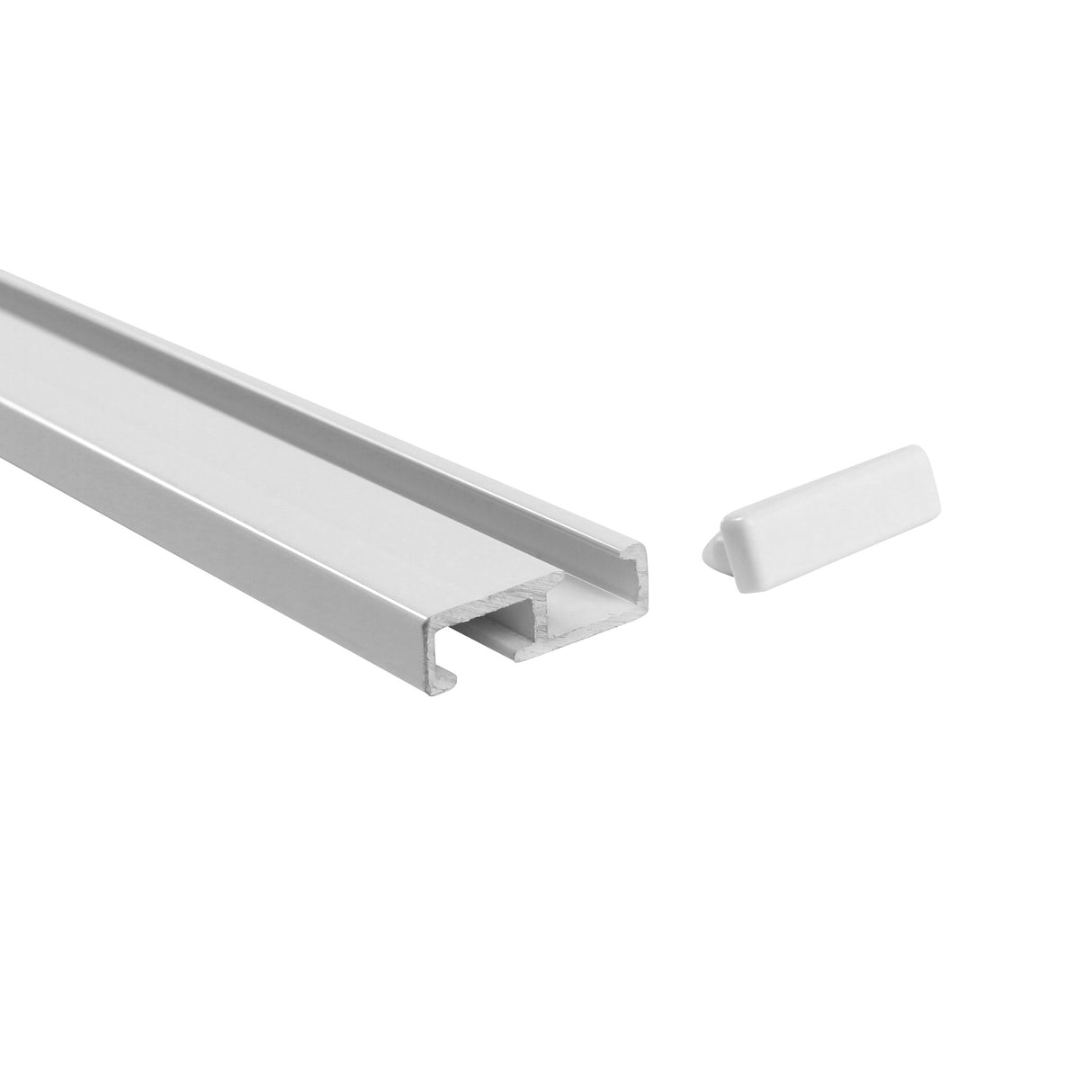 Gardinenschiene Minimal Weiß