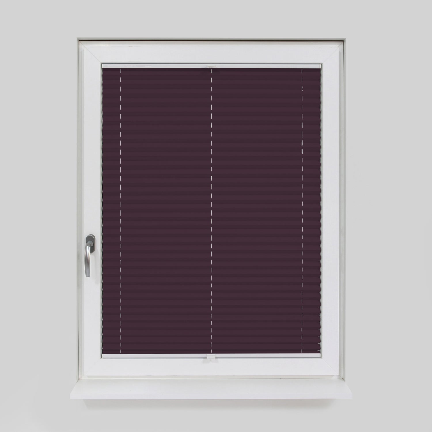 Plissee Blickdicht nach Maß – Basic Sichtschutz für Fenster & Türen