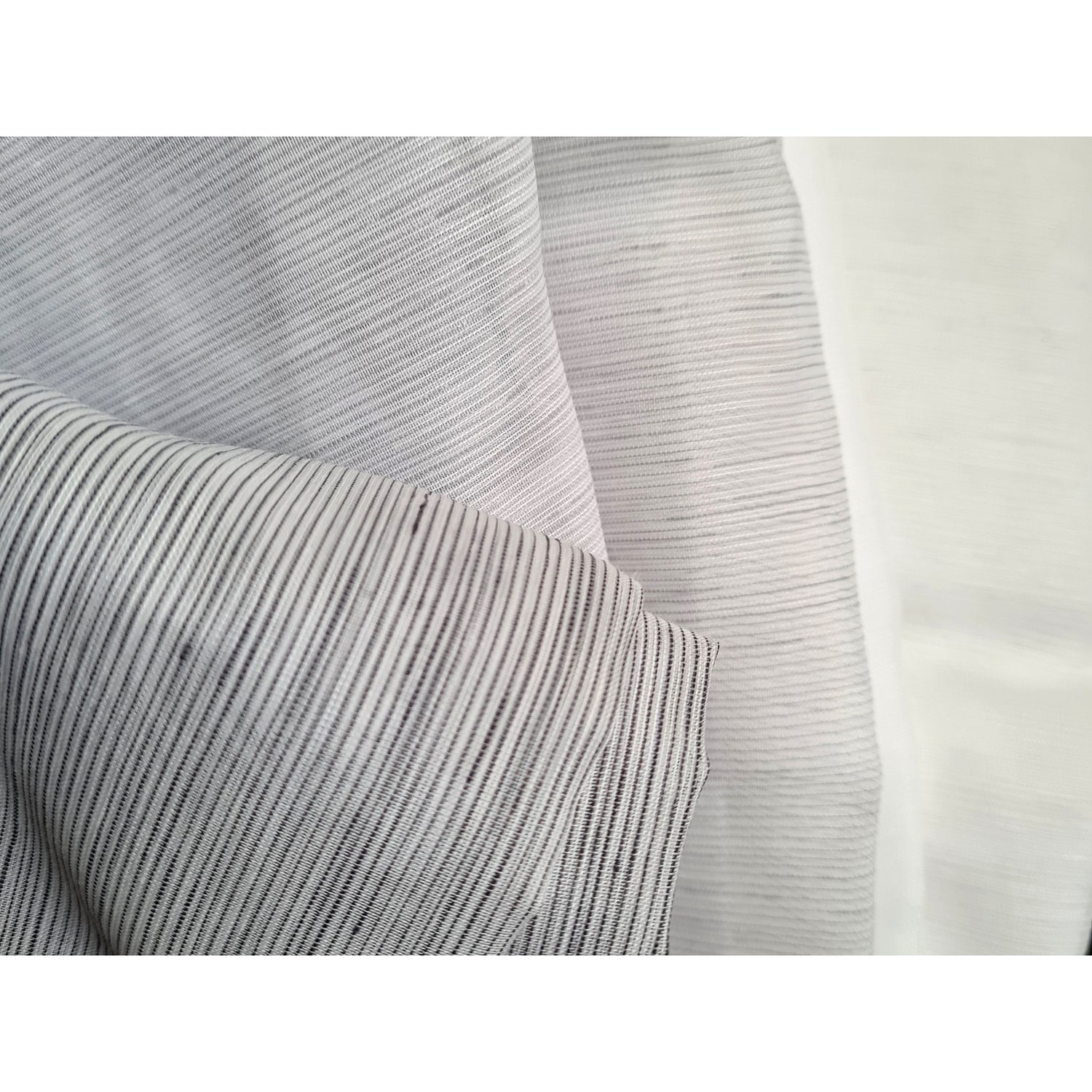 Vorhang Hellgrau Transparent