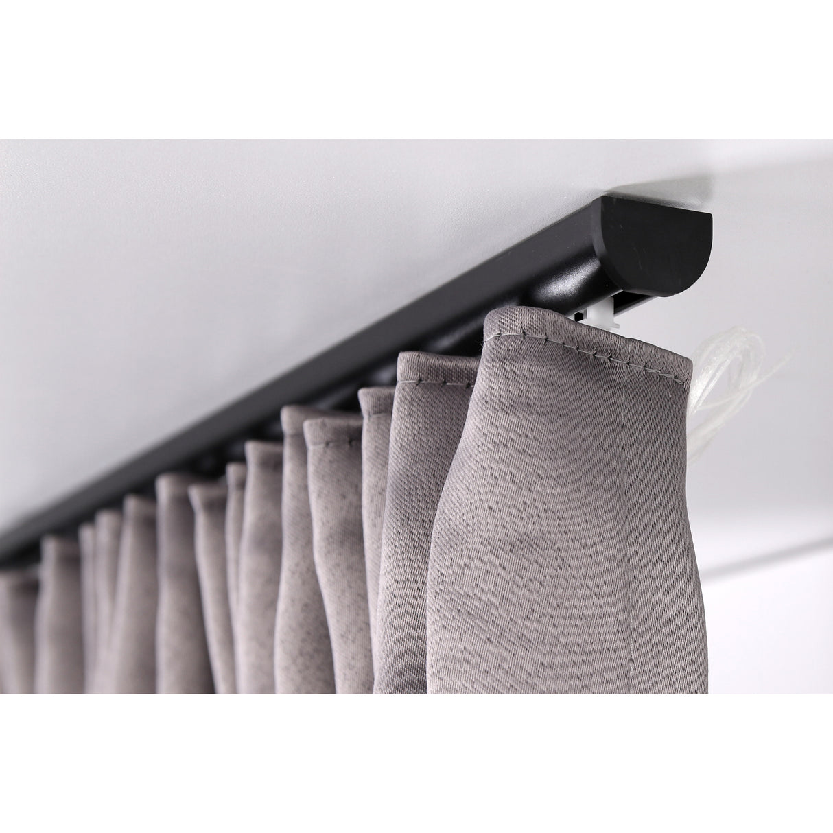 Vorhang Steingrau Verdunkelung