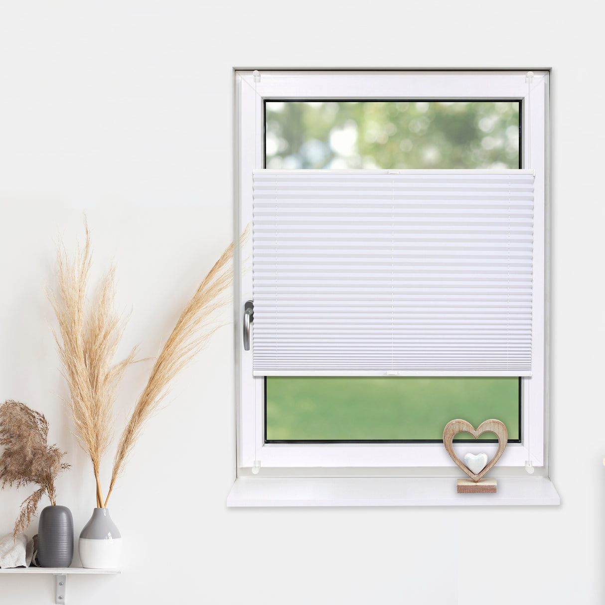 Plissee Basic Klemmfix – Standardgrößen ohne Bohren