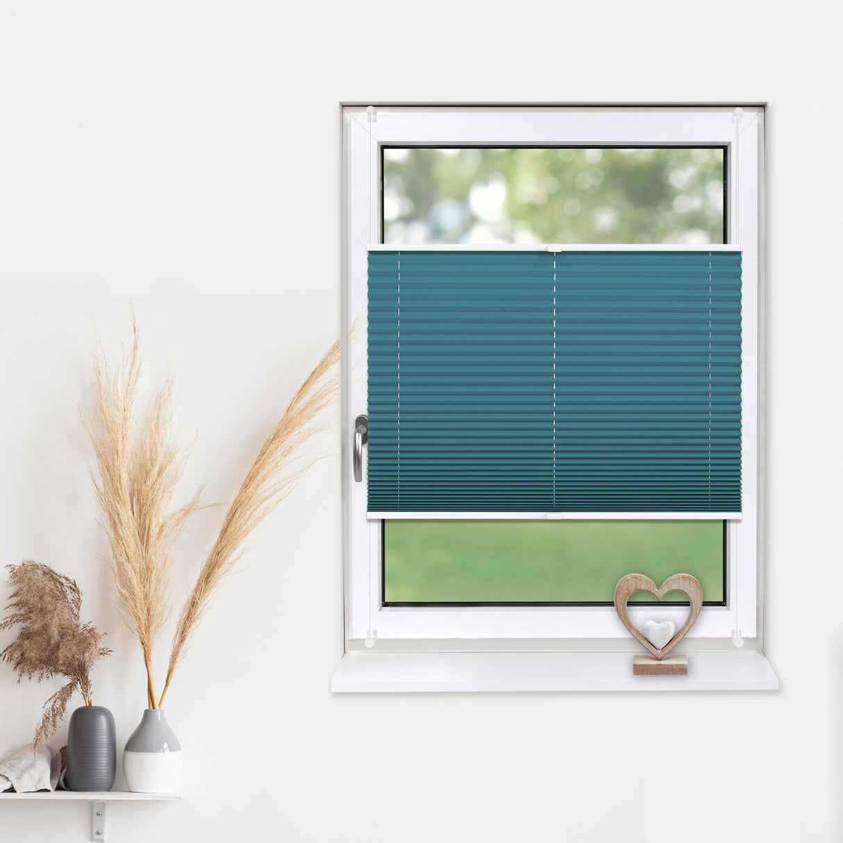 Plissee Basic Klemmfix – Standardgrößen ohne Bohren